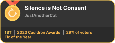 1st place in the Fic of the Year category in the 2023 Cauldron Awards
