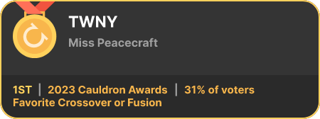 1st place in the Favorite Crossover or Fusion category in the 2023 Cauldron Awards