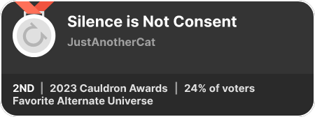 2nd place in the Favorite Alternate Universe category in the 2023 Cauldron Awards