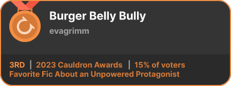 3rd place in the Favorite Fic About an Unpowered Protagonist category in the 2023 Cauldron Awards