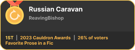 1st place in the Favorite Prose in a Fic category in the 2023 Cauldron Awards