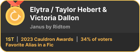 1st place in the Favorite Alias in a Fic category in the 2023 Cauldron Awards