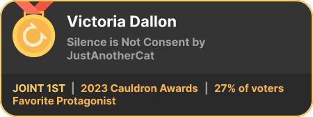 1st place in the Favorite Protagonist category in the 2023 Cauldron Awards