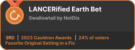 3rd place in the Favorite Original Setting in a Fic category in the 2023 Cauldron Awards