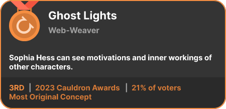 3rd place in the Most Original Concept category in the 2023 Cauldron Awards