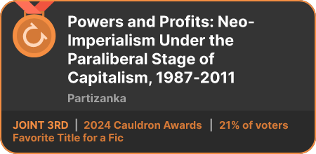 3rd place in the Favorite Title for a Fic category in the 2024 Cauldron Awards