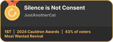 1st place in the Most Wanted Revival category in the 2024 Cauldron Awards