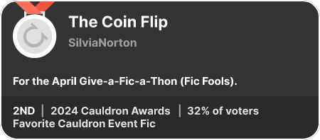 2nd place in the Favorite Cauldron Event Fic category in the 2024 Cauldron Awards