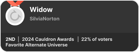 2nd place in the Favorite Alternate Universe category in the 2024 Cauldron Awards