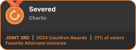 3rd place in the Favorite Alternate Universe category in the 2024 Cauldron Awards