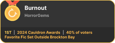 1st place in the Favorite Fic Set Outside Brockton Bay category in the 2024 Cauldron Awards