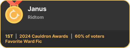 1st place in the Favorite Ward Fic category in the 2024 Cauldron Awards