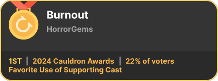 1st place in the Favorite Use of Supporting Cast category in the 2024 Cauldron Awards