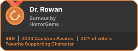 3rd place in the Favorite Supporting Character category in the 2024 Cauldron Awards