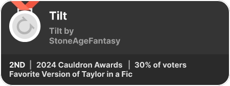 2nd place in the Favorite Version of Taylor in a Fic category in the 2024 Cauldron Awards