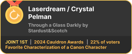1st place in the Favorite Characterization of a Canon Character category in the 2024 Cauldron Awards