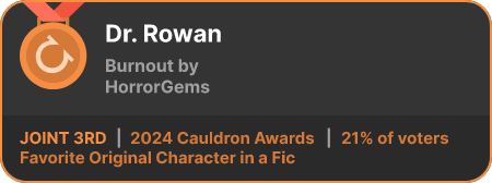 3rd place in the Favorite Original Character in a Fic category in the 2024 Cauldron Awards