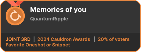 3rd place in the Favorite Oneshot or Snippet category in the 2024 Cauldron Awards