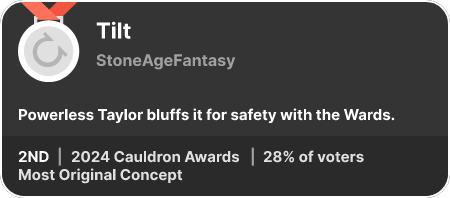 2nd place in the Most Original Concept category in the 2024 Cauldron Awards
